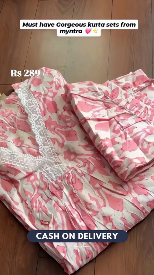 Women's Floral Printed Nightwear Casual Wear