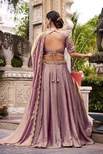 Heavy Flair Embroidery Work Lehenga Choli For Reception Party From Anaya Designer Studio
