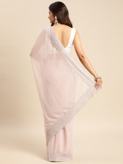 Embellished Beads and Stones Saree