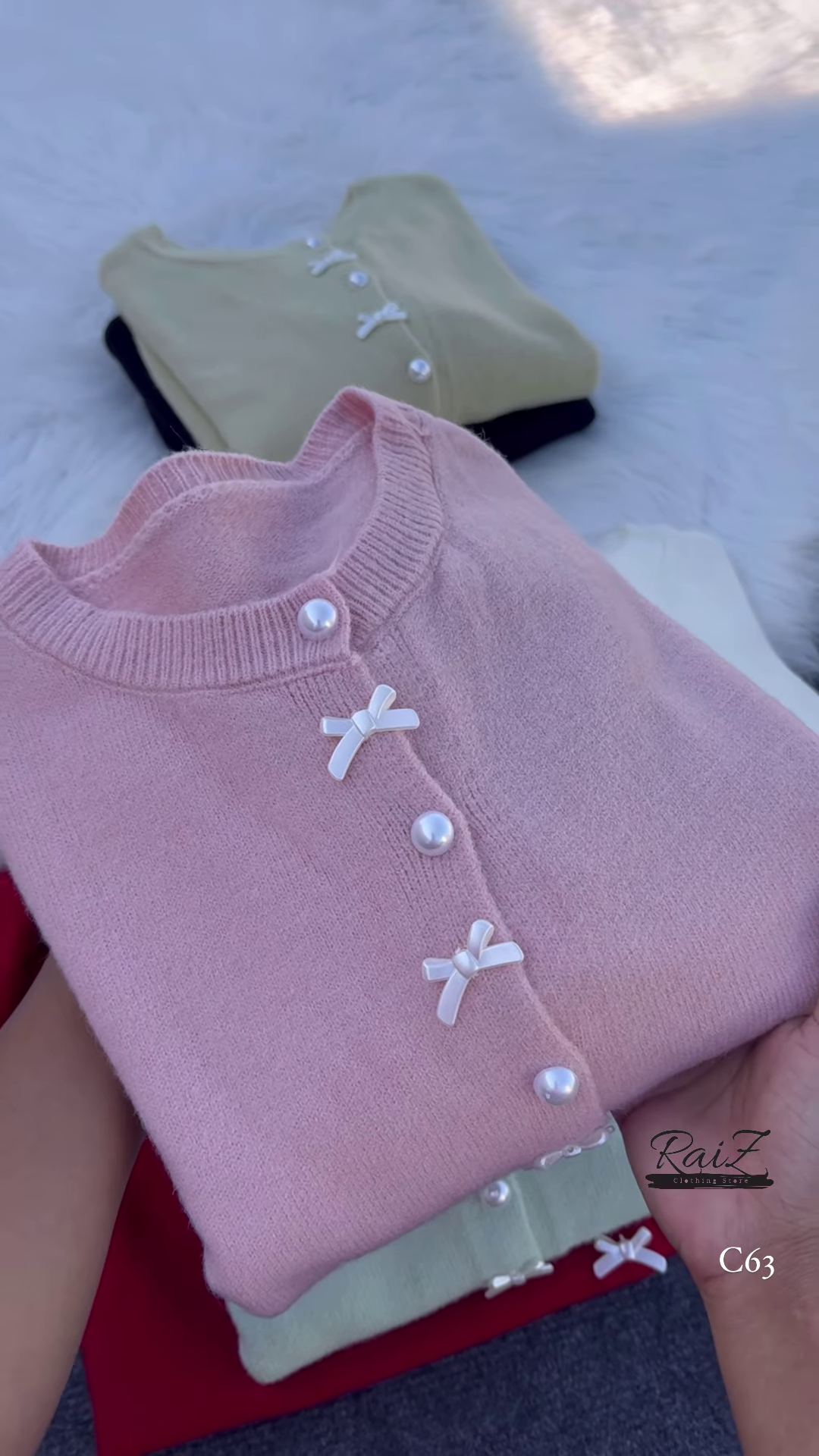 Pearl Bow Cardigan – Soft, Elegant, and Sweetly Feminine ✨🎀 - Image 7