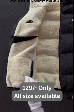 Reversible Puffer + Sherpa Jacket – Two Cozy Looks in One 🔄❄️