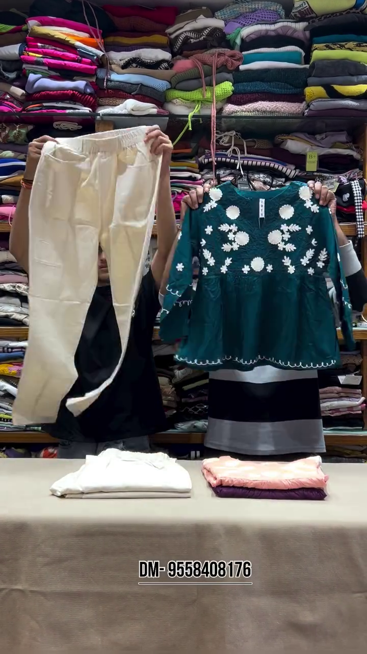 Embroidered Peplum Co‑ord Set – Effortless Ethnic Chic with All‑Day Comfort ✨� - Image 5