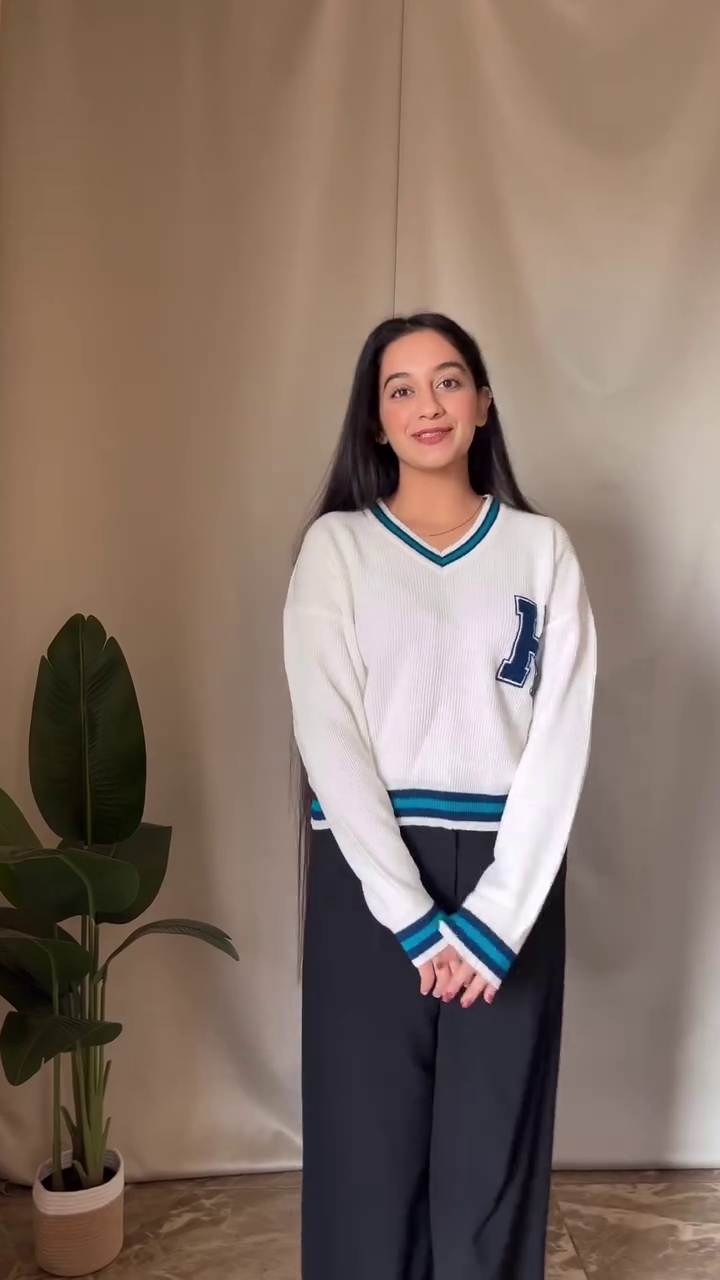 Everyday Knitwear Combos 🧶🌿 – Floral, Varsity & Stripe Variants - Image 3