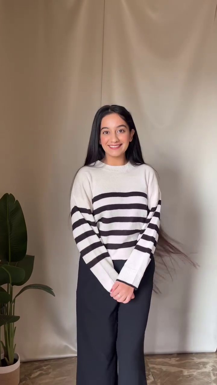 Everyday Knitwear Combos 🧶🌿 – Floral, Varsity & Stripe Variants - Image 4