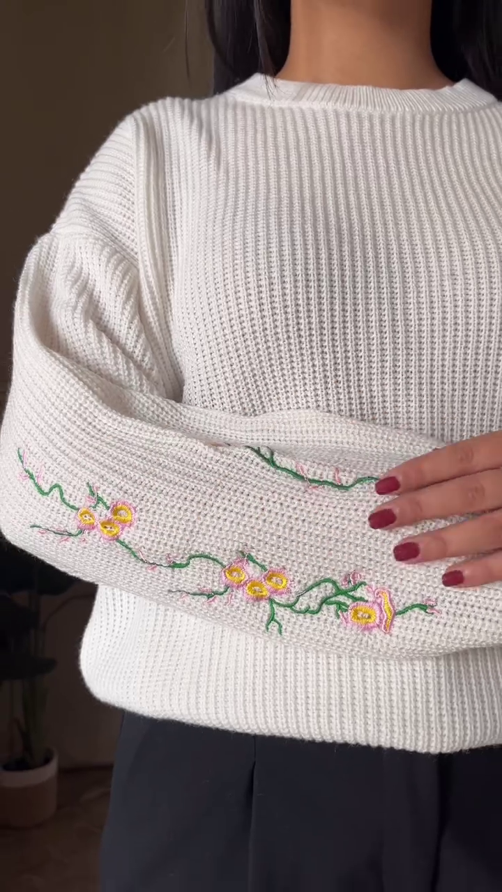 Everyday Knitwear Combos 🧶🌿 – Floral, Varsity & Stripe Variants - Image 2