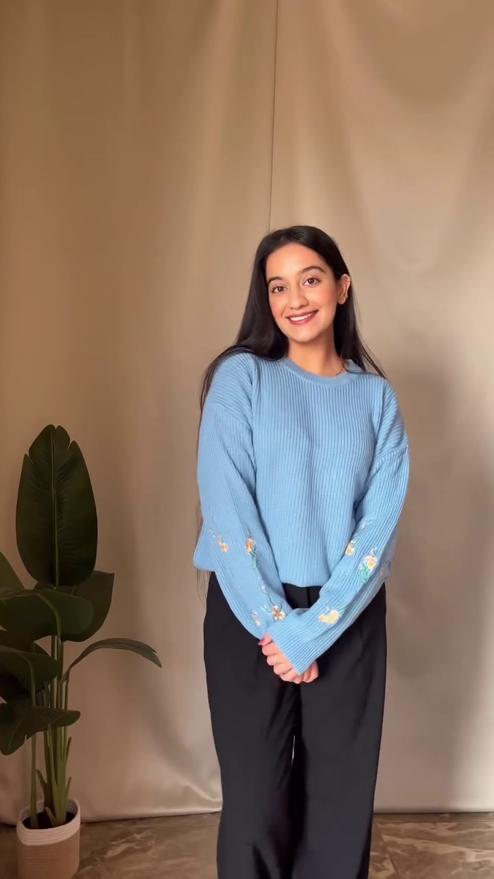 Everyday Knitwear Combos 🧶🌿 – Floral, Varsity & Stripe Variants - Image 5