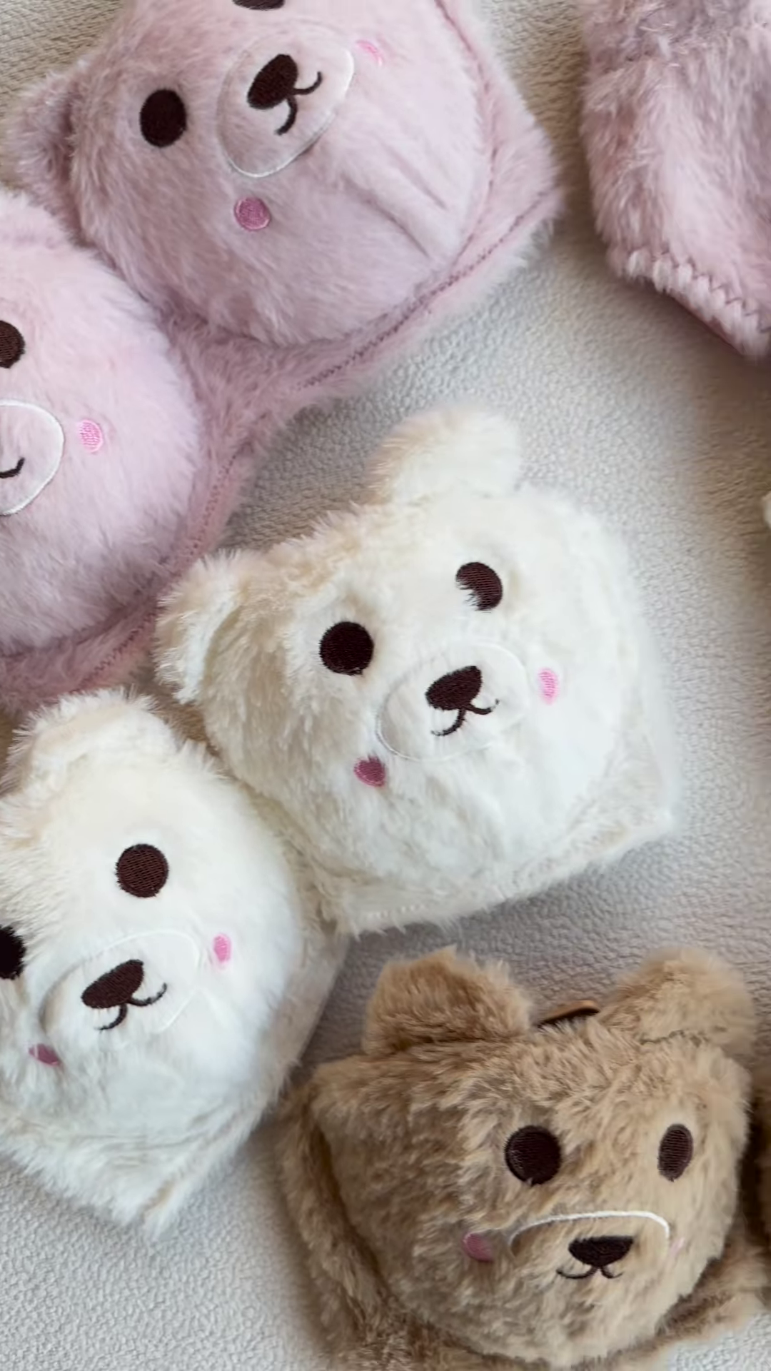 Teddy-Inspired Plushwear 🧸💕 With Embroidered Faces & Furry Textures – Novelty Set + Display Props - Image 2